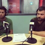 Cristian Pérez i Pere Guijarro a la ràdio